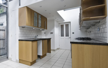 Wooden kitchen extension leads